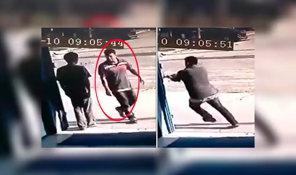 El dueño de un supermercado chino fue ejecutado de un disparo en la espalda cuando abría su local. (Foto: Captura) El dueño de un supermercado chino fue ejecutado de un disparo en la espalda cuando abría su local. (Foto: Captura)