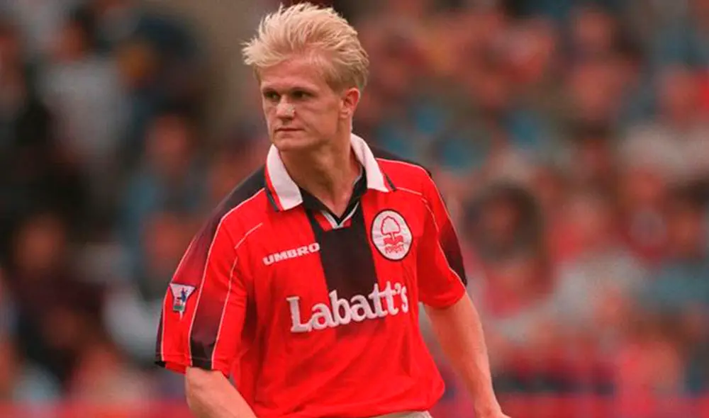 Alf-Inge Haaland, padre de Erilng, llegó a jugar un mundial como defensa de la selección de Noruega. Foto: Nottingham Post. Alf-Inge Haaland, padre de Erilng, llegó a jugar un mundial como defensa de la selección de Noruega. Foto: Nottingham Post.