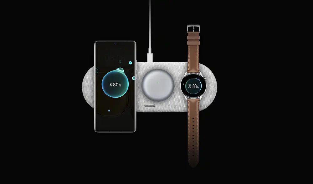 La base de carga ofrece una potencia máxima de 15 W por cada dispositivo. Foto: Huawei