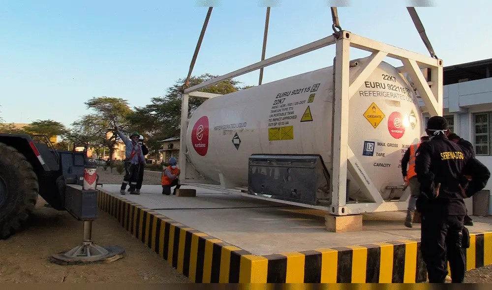 instalación de isotanque