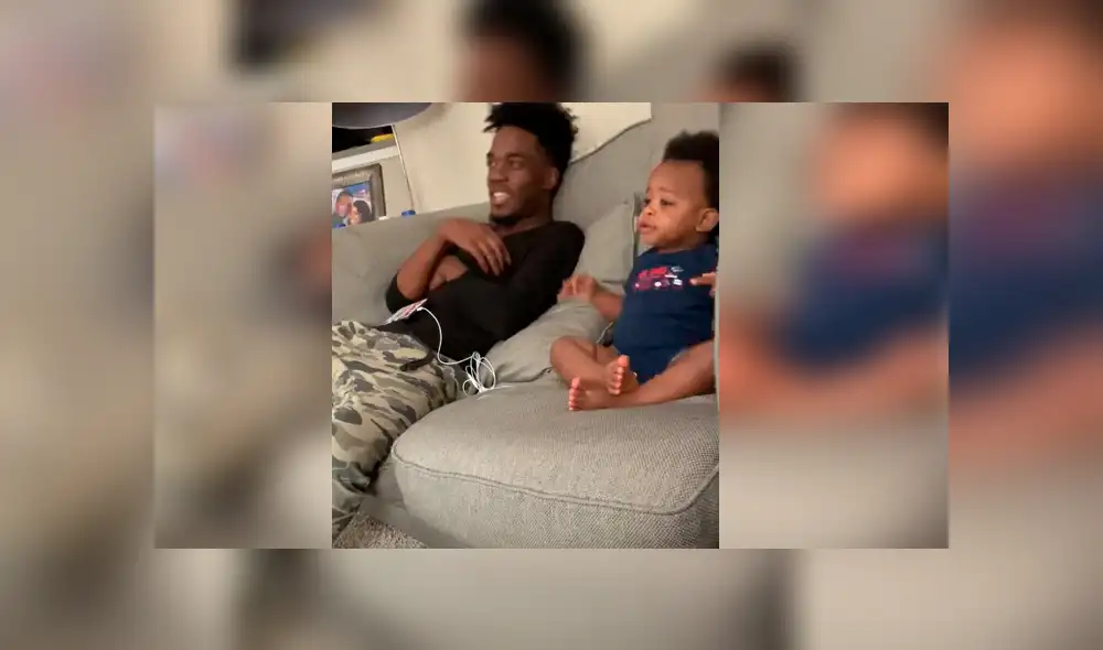 Facebook viral: Bebé asombra por fluida 'charla' con su padre [VIDEO]