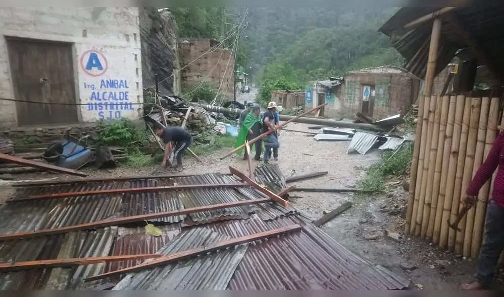 Puno. Decenas de familias resultaron afectadas con los fenómenos meteorológicos. Foto: Difusión
