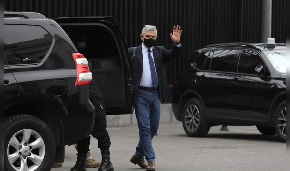 Jose Elice llega a Palacio para reunirse con el presidente Sagasti sobre el caso de los fallecidos en el paro agrario en el norte. Foto: Jorge Cerdan. Jose Elice llega a Palacio para reunirse con el presidente Sagasti sobre el caso de los fallecidos en el paro agrario en el norte. Foto: Jorge Cerdan.