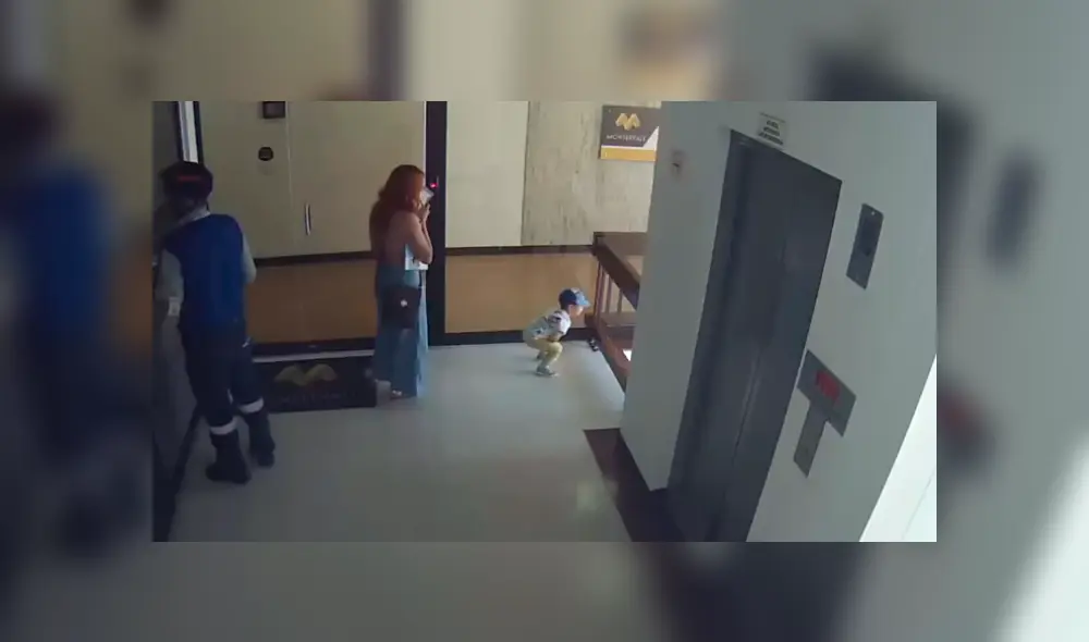 Facebook viral: madre realiza asombrosa maniobra para evitar que su bebé caiga de un edificio [VIDEO]
