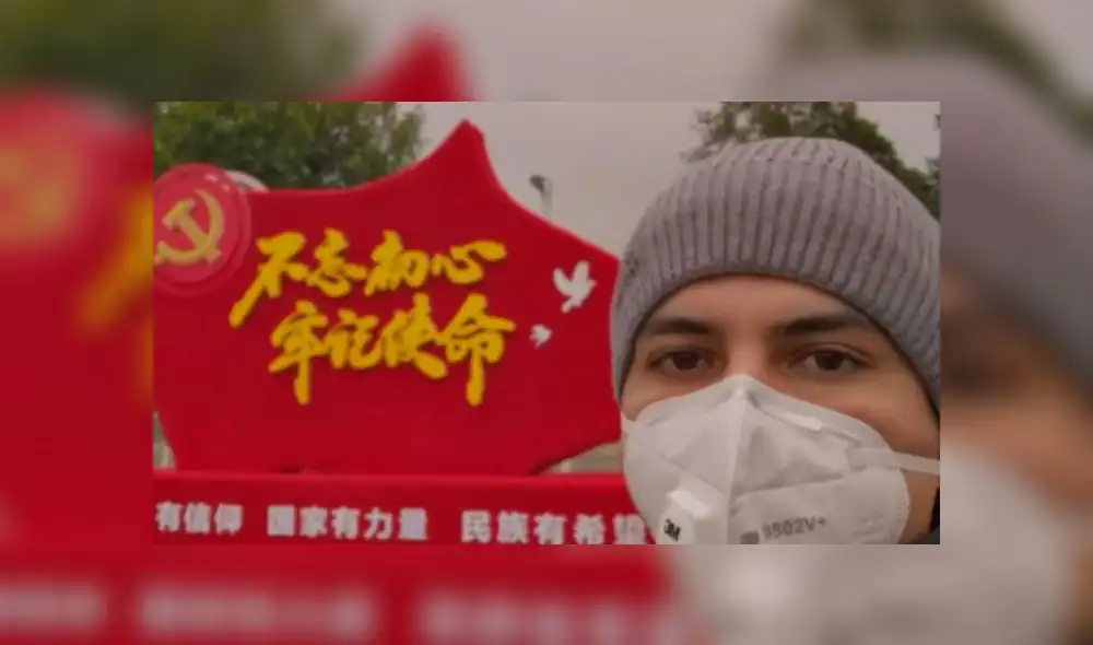 Mexicanos relataron los días de angustia que vivieron mientras estaban en China por un viaje de trabajo. Foto: Captura Video Univisión. Mexicanos relataron los días de angustia que vivieron mientras estaban en China por un viaje de trabajo. Foto: Captura Video Univisión.