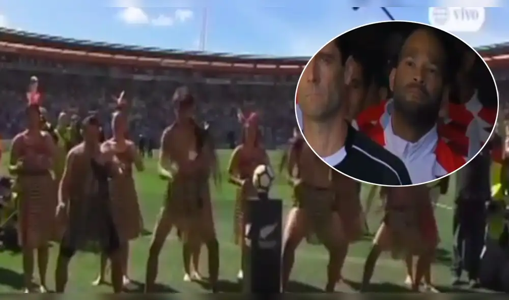 Nueva Zelanda sorprendió a Perú con un haka antes del partido