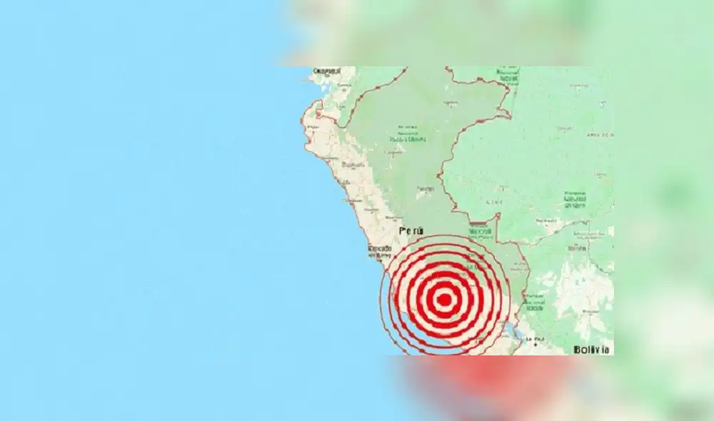 Sismo de magnitud 4.6 se registró esta tarde en Huancavelica