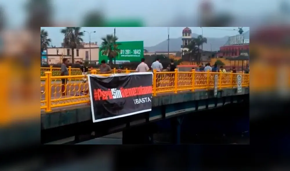 Indignación en redes por aparición de carteles contra venezolanos en Lima [VIDEO]