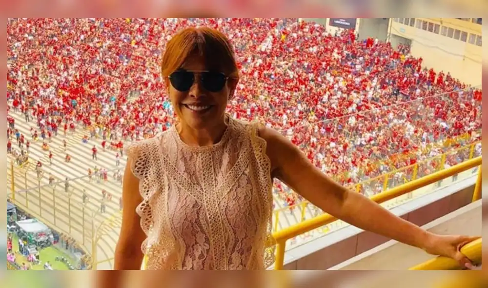 Magaly Medina en la Copa Libertadores 2019 Magaly Medina en la Copa Libertadores 2019