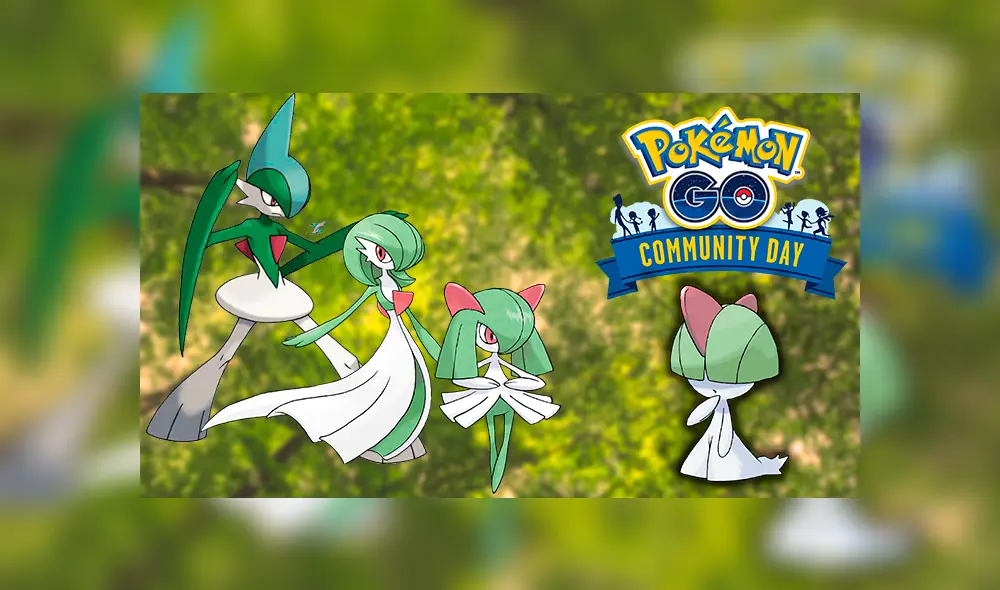 Ralts shiny ya está disponible en el Community Day de Pokémon GO. Mira la tabla de IV’s, si es mejor evolucionarlo a Gardevoir o Gallade y la hora del evento.