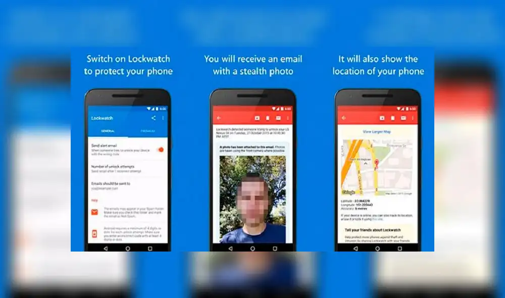 Lockwatch es una aplicación que nos permite descubrir quien ha intentado desbloquear nuestro smartphone.