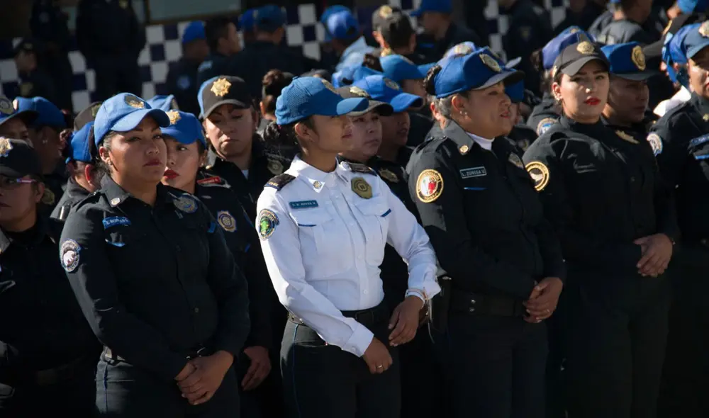 policías de Ciudad de México