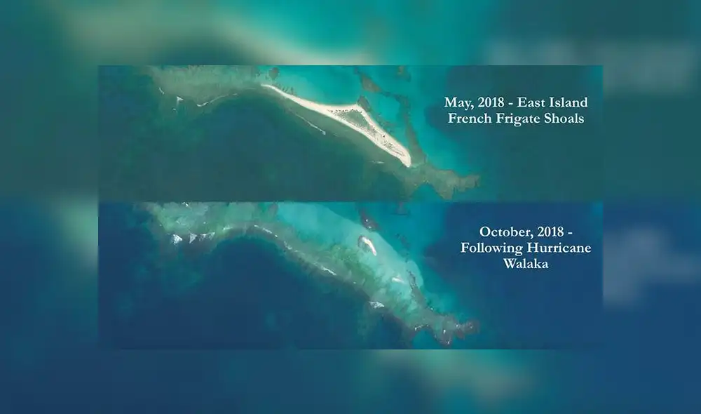 Hawai: huracán Walaka aniquiló isla que era vital refugio ecológico [VIDEO]