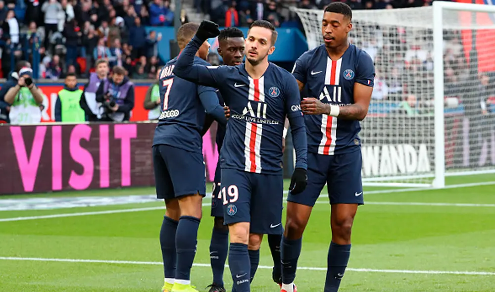 PSG se adelantó en el marcador con gol de Pablo Sarabia. (Créditos: Twitter)
