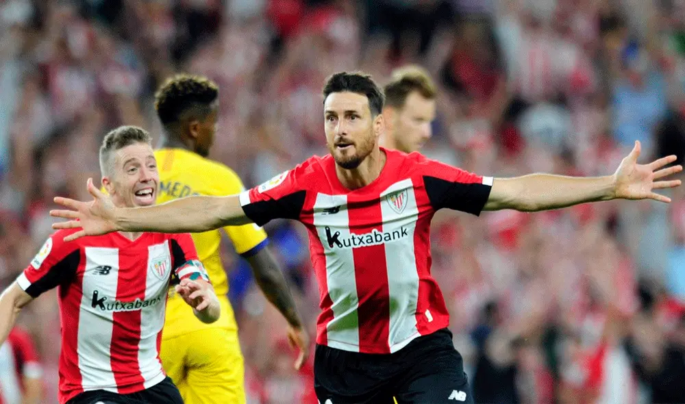 Athletic Club, con golazo de Aritz Aduriz, acabó con la racha de 11 años sin perder en el inicio de la Liga Santander del FC Barcelona. | Foto: @AthleticClub Athletic Club, con golazo de Aritz Aduriz, acabó con la racha de 11 años sin perder en el inicio de la Liga Santander del FC Barcelona. | Foto: @AthleticClub