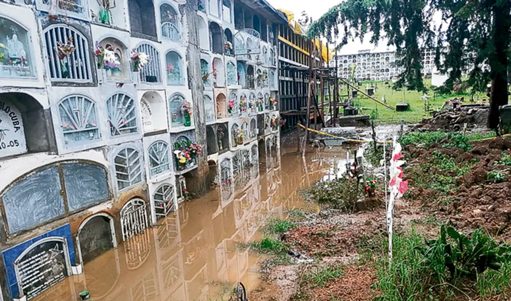 Daños. En Cajamarca también hubo grandes aniegos.