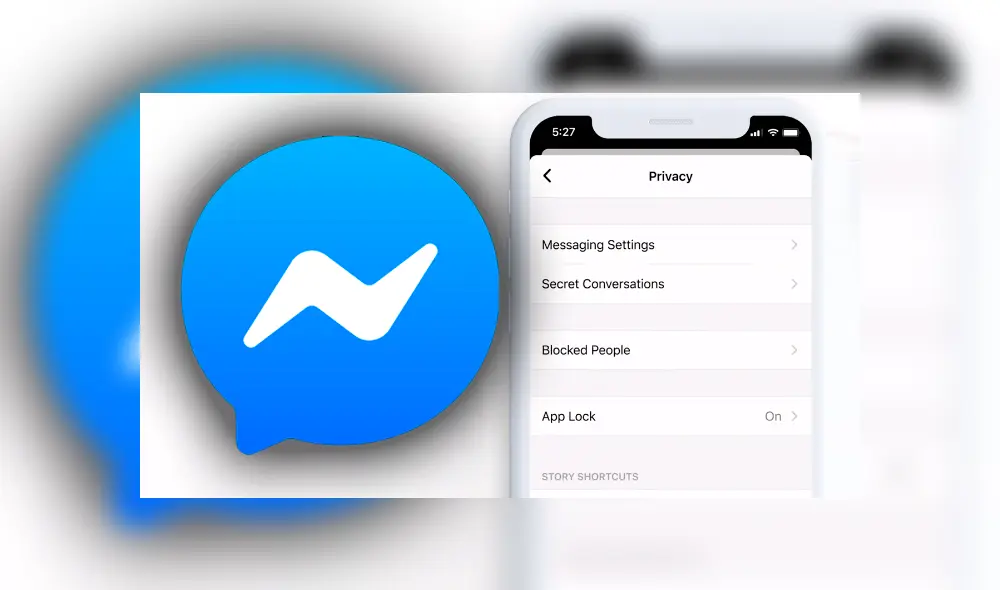 Las nuevas funciones de seguridad de Facebook Messenger llegan preliminarmente a iPhone, pero ya están en camino a Android. Imagen: Facebook.