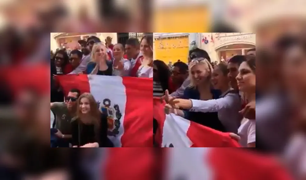 Peruanos llegan al Mundial y rusas los persiguen por curiosa razón [VIDEO]