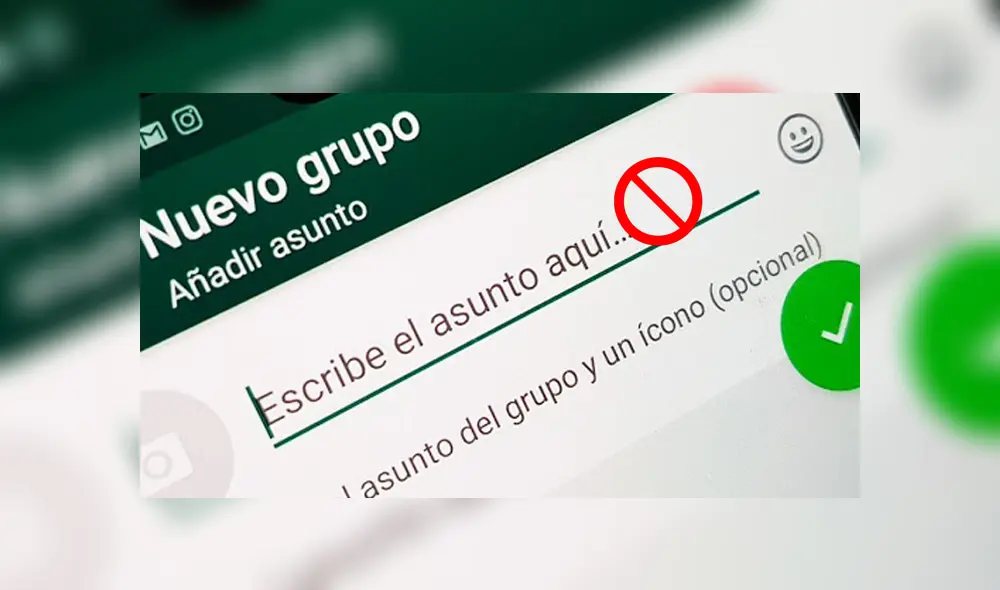 Desliza para saber más detalles acerca de los nombres prohibidos de grupos en WhatsApp. Foto: Captura / Canal 1.