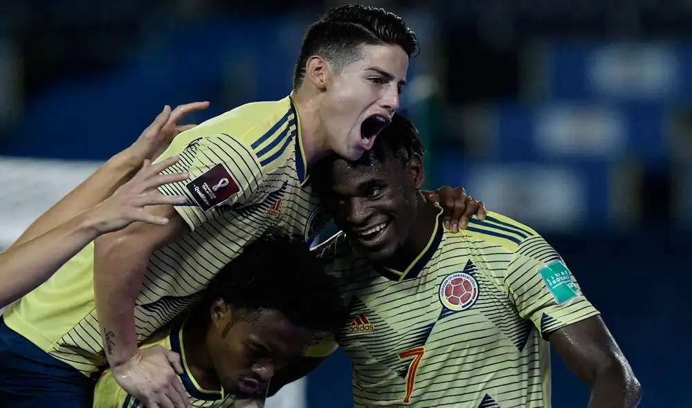 Ecuador y Colombia juegan este martes en Quito por la fecha 4 de las Eliminatorias Qatar 2022. Foto: EFE