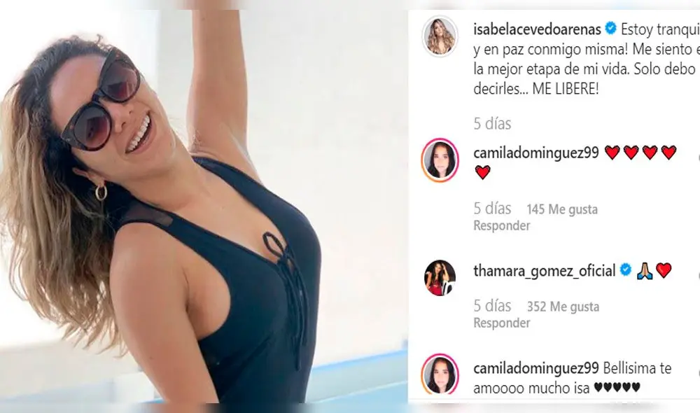 ¿Isabel Acevedo lanza indirecta a Christian Domínguez?