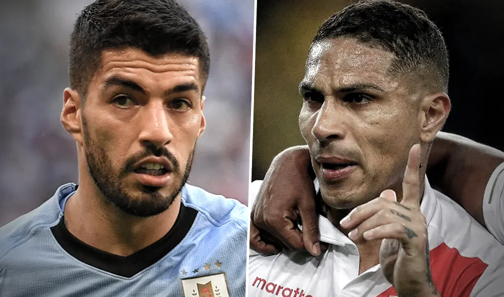 Luis Suárez elogia a Paolo Guerrero y su carrera. | Foto: Composición GLR/AFP/EFE