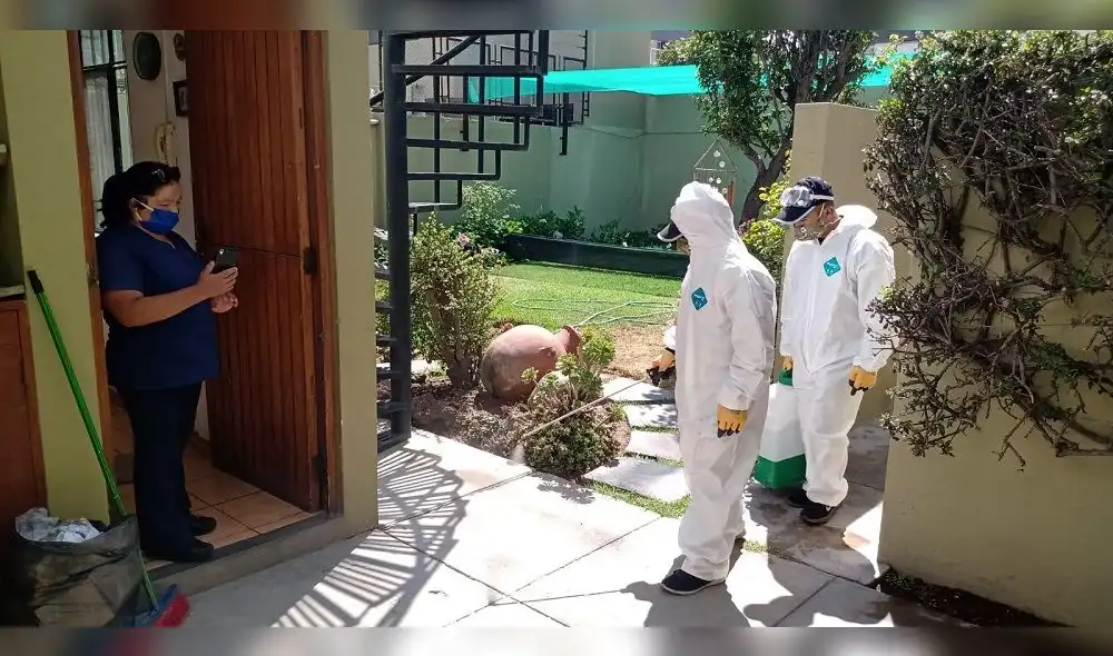 Comuna realizará la campaña de desinfección de casas hasta el 30 de octubre. Foto: Municipalidad de Yanahuara.