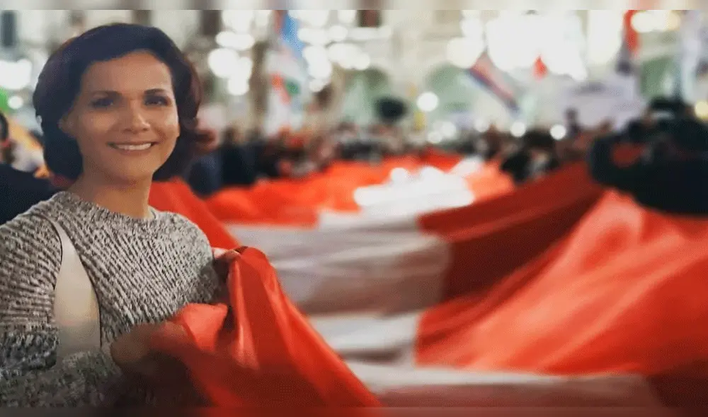 Mónica Sánchez y su manera de celebrar negativa de asilo a Alan García [VIDEO]