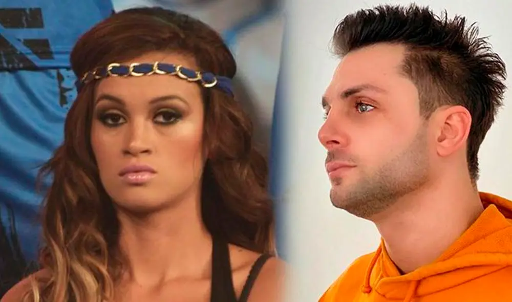 Nicola Porcella y Angie Arizaga. (Foto: captura)