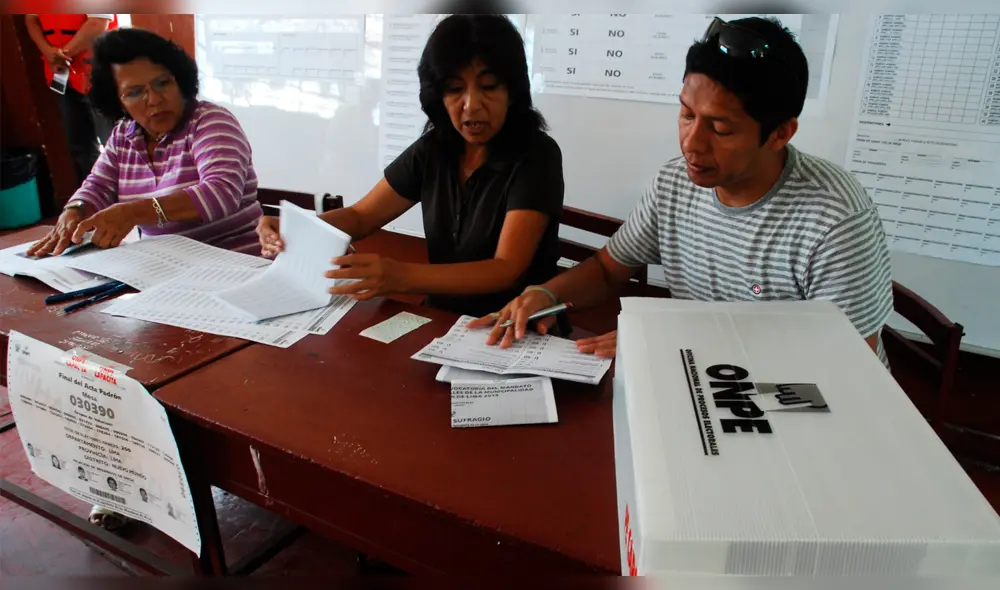 ONPE: miembros de mesa recibirán S/ 120 de bono en Elecciones 2021