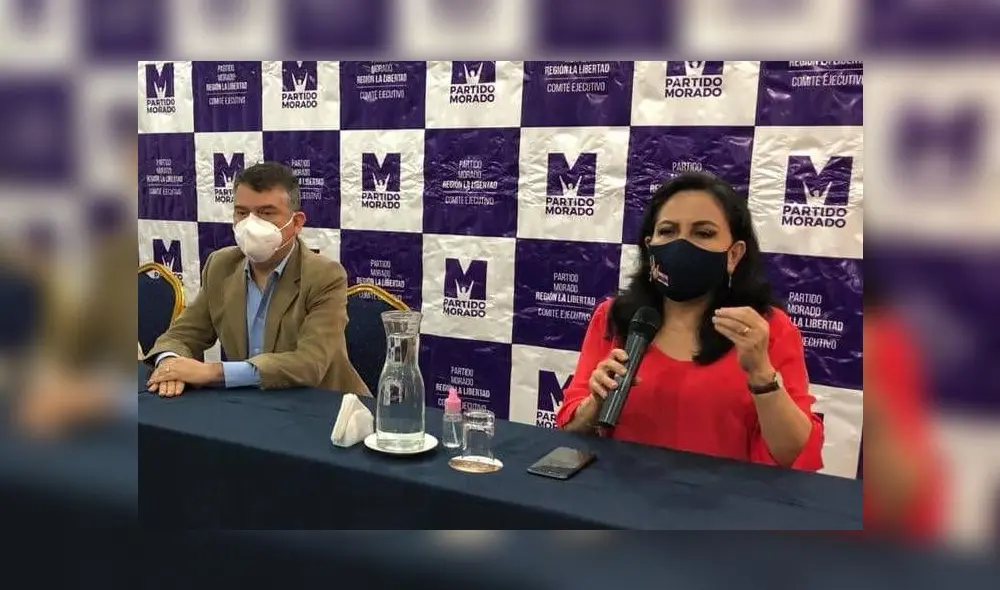 Ex ministra señaló que principios sobre inclusión que tiene el Partido Morado ayudó para integrarse. Foto Difusión Ex ministra señaló que principios sobre inclusión que tiene el Partido Morado ayudó para integrarse. Foto Difusión