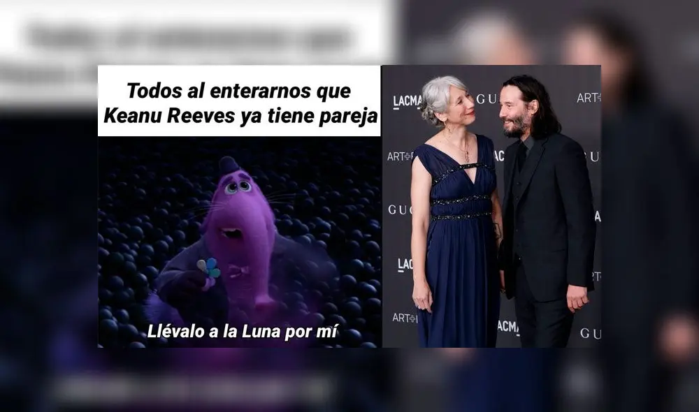 Los divertidos ‘memes’ de Keanu Reeves y Alexandra Grant que encendieron las redes [FOTO]