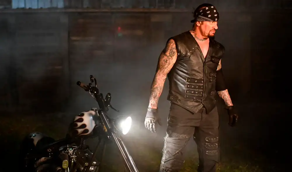 The Undertaker clausuró la primera noche del WWE WrestleMania 36. Foto: WWE