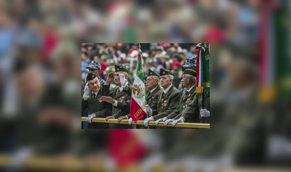 Pilotos sobrevivientes del Escuadrón 201 de México que participaron en la Segunda Guerra Mundial. Foto: Archivo El Universal.