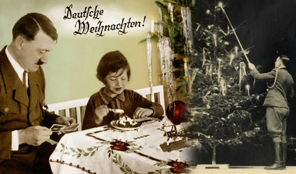 La Navidad Nazi buscaba eliminar el cristianismo. Foto: composición LR/Museo del holocausto de los EE.UU.