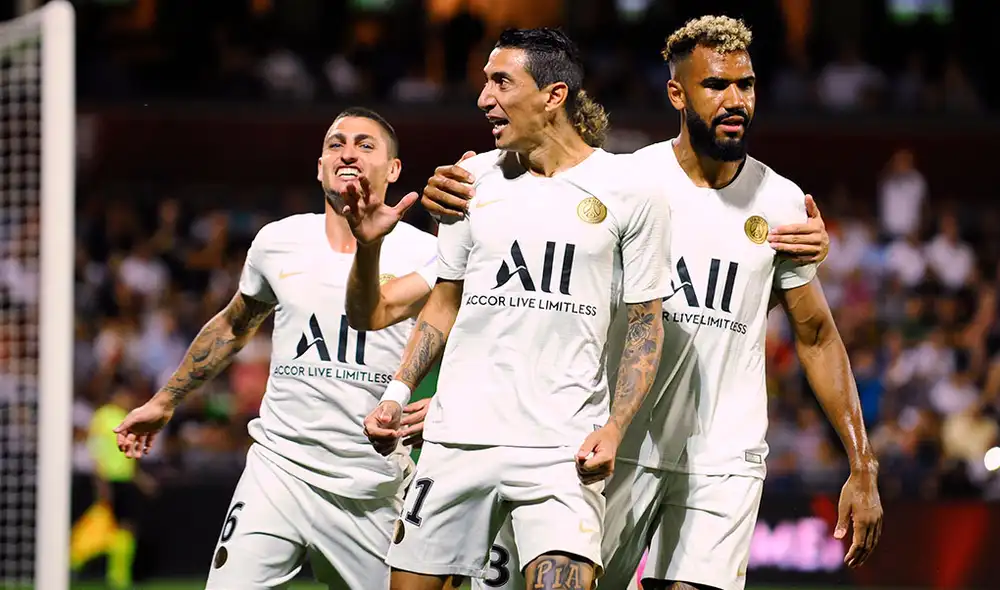 Ángel Di María abrió el marcador para el PSG. (Créditos: AFP)