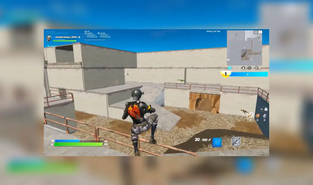 Recrean legendario mapa de Half-Life en Fortnite y es posible activar la bomba.