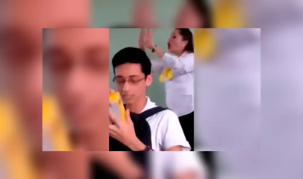 Facebook viral: alumno sorprende con truco que usa para vender golosinas en plena clase [VIDEO]