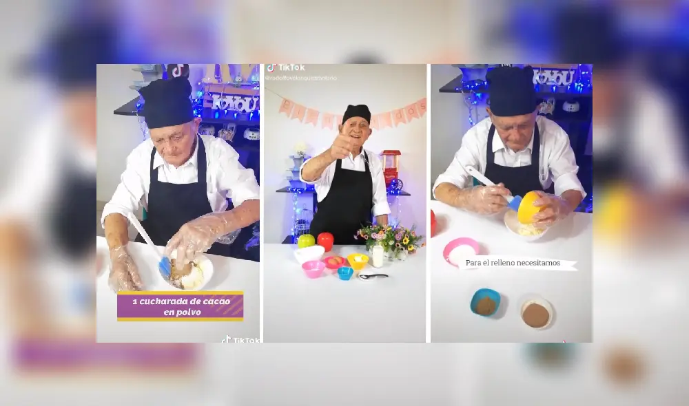 Desliza las imágenes para ver más detalles de este abuelito que es viral en TikTok.