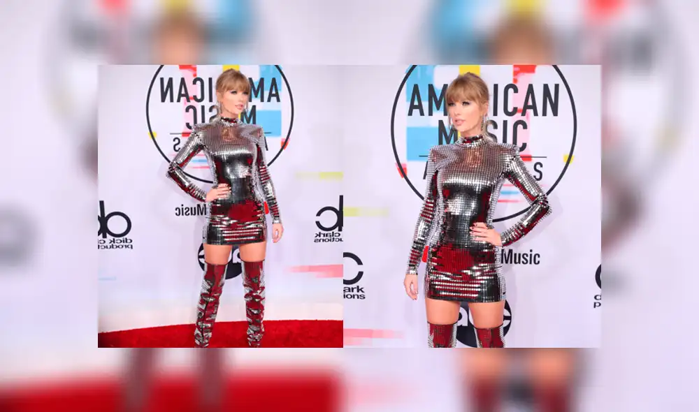American Music Awards 2018: Taylor Swift se robó todas las miradas en la alfombra roja [FOTOS y VIDEOS]