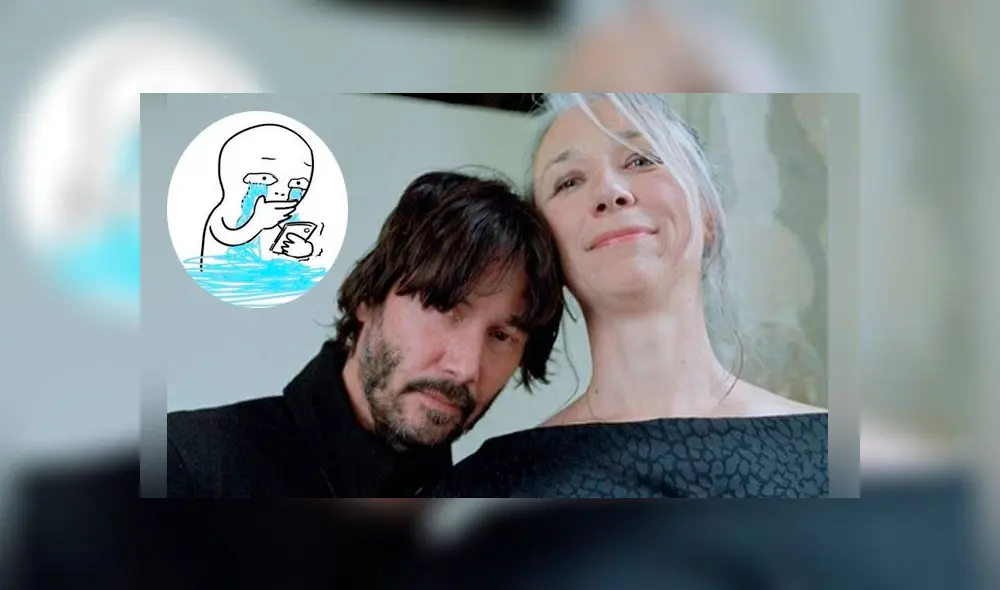 Los divertidos ‘memes’ de Keanu Reeves y Alexandra Grant que encendieron las redes [FOTO]