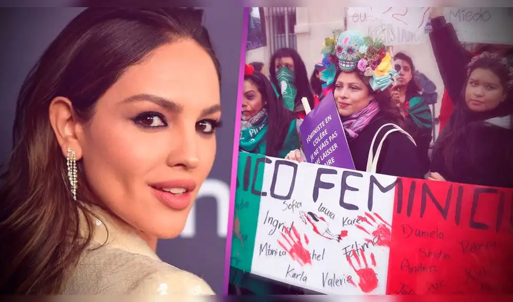 Eiza González, feminicidios, Día Internacional de la Mujer Eiza González, feminicidios, Día Internacional de la Mujer