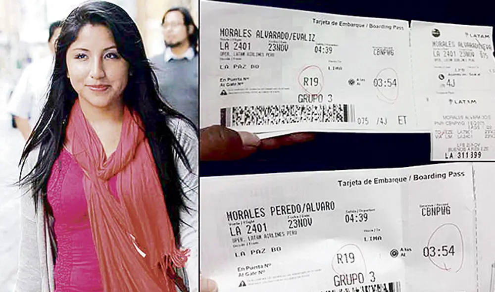 Viajan. Evaliz Morales y su hermano dejaron La Paz.