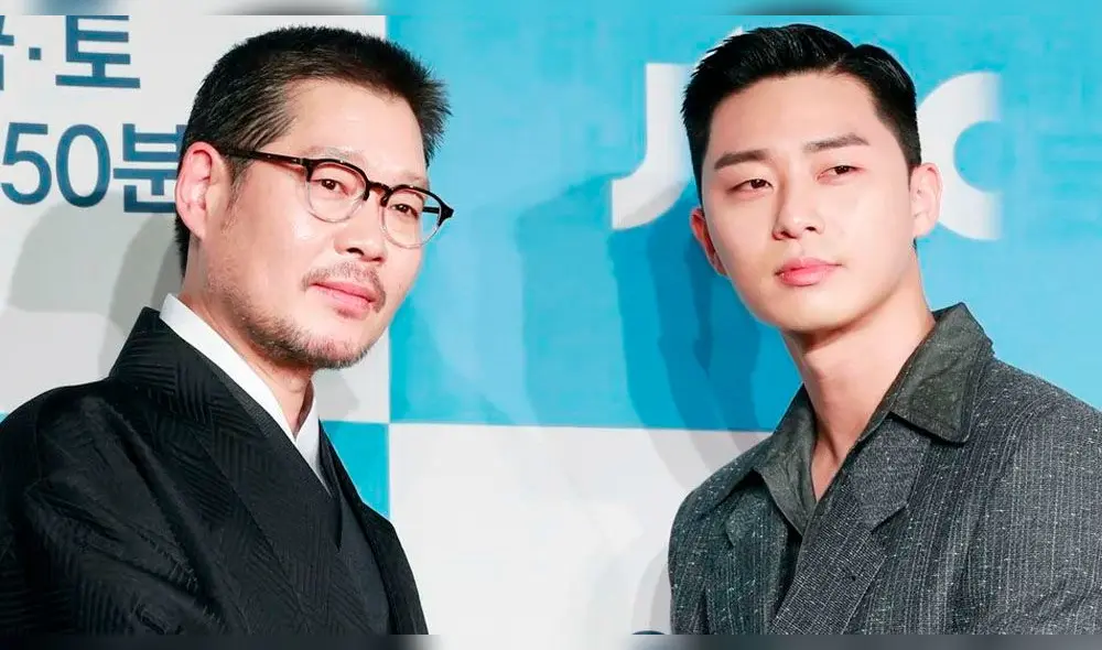El actor Yoo Jae Myung junto al protagonista de Itaewon class, Park Sae Joon