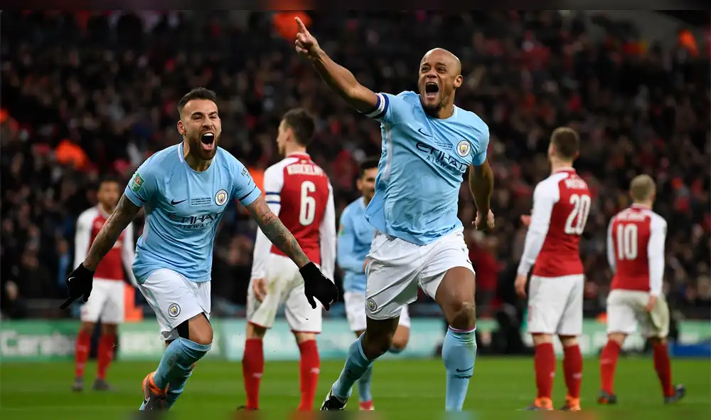 Manchester City se consagró campeón de la Copa de la Liga tras golear al Arsenal [GOLES]