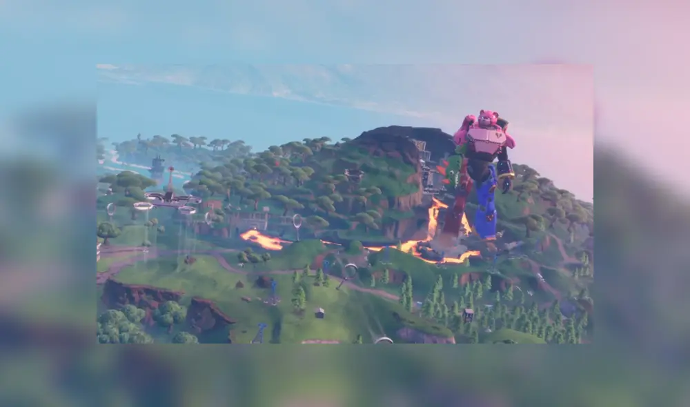Las mejores postales del evento del fin de la temporada 9 en Fortnite. Revive la batalla entre el Monstruo y el Robot desde todo ángulo.