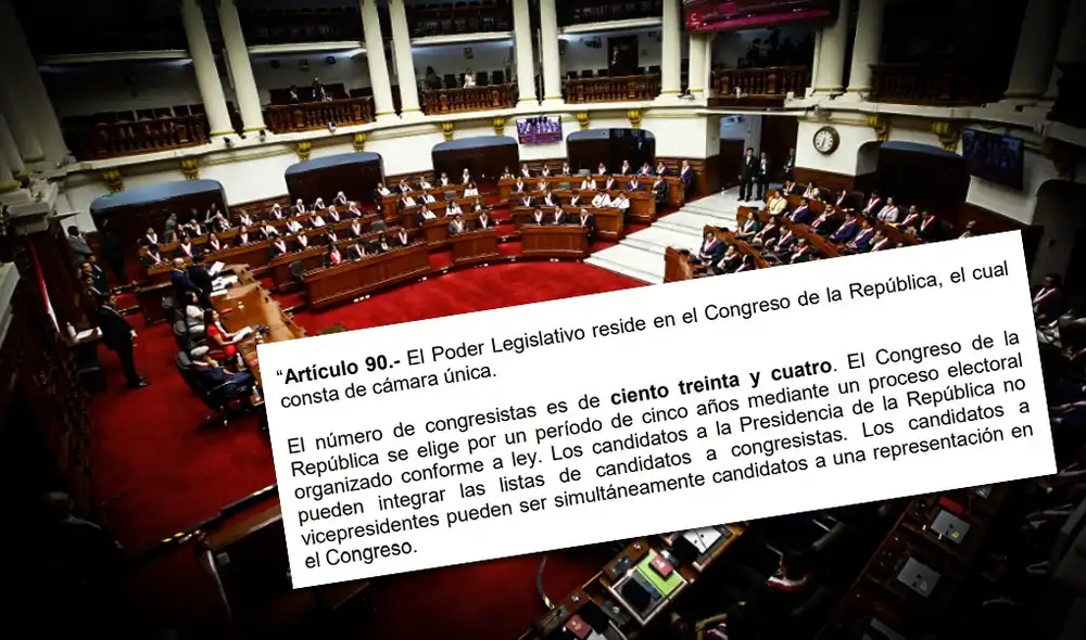 Pleno del Congreso y el predictamen bajo análisis. (Foto: Institucional) Pleno del Congreso y el predictamen bajo análisis. (Foto: Institucional)