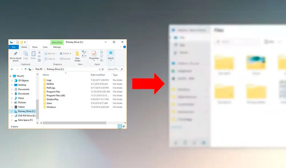 Los cambios de la interfaz gráfica en Windows 10 para el 2021 serán sustanciales. Foto: YouTube, composición Los cambios de la interfaz gráfica en Windows 10 para el 2021 serán sustanciales. Foto: YouTube, composición