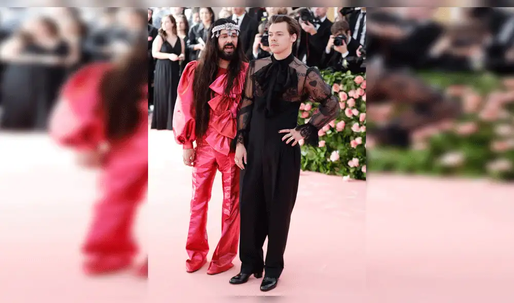 Met Gala 2019: Harry Styles mostró su faceta andrógino en la “pink carpet”