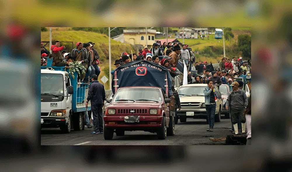 Protestas en Ecuador